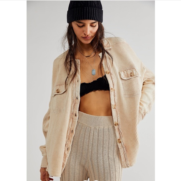 Free People Tops - Free People One Scout Jacket Sand